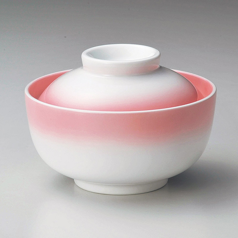 山万 15417-200 ピンク吹円菓子碗  1個（ご注文単位1個）【直送品】