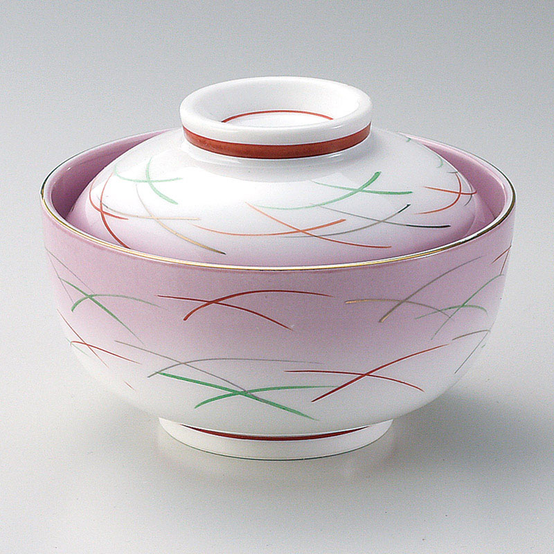 山万 15610-130 紫吹武蔵野円菓子碗  1個（ご注文単位1個）【直送品】