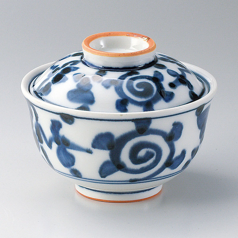 山万 15807-290 ルリ唐草円菓子碗  1個（ご注文単位1個）【直送品】