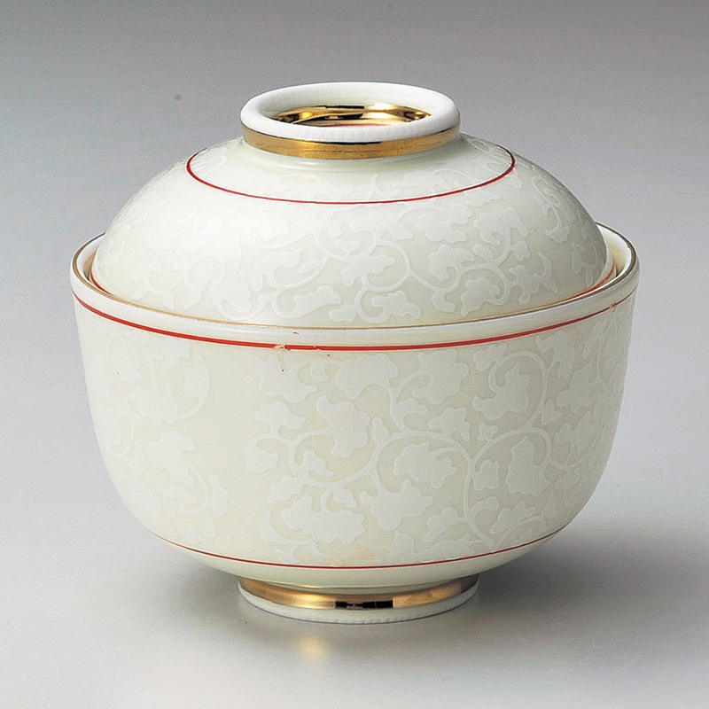 山万 15820-180 白唐草小煮物碗  1個（ご注文単位1個）【直送品】