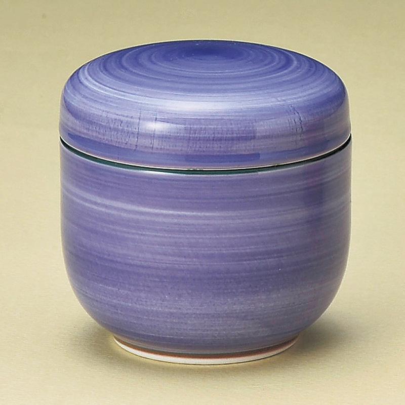 山万 16111-200 京紫夏目むし碗  1個（ご注文単位1個）【直送品】