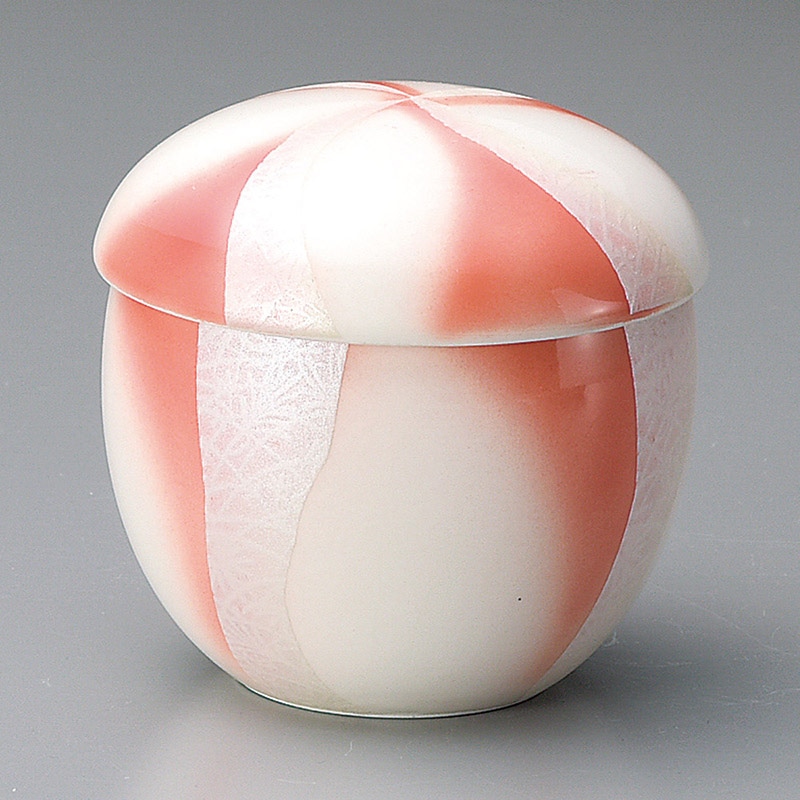 山万 16505-240 強化オレンジむし碗(小) 1個(ご注文単位1個)【直送品】