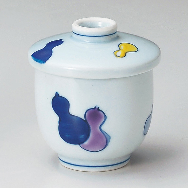 山万 16512-730 錦瓢小むし碗(有田焼) 1個(ご注文単位1個)【直送品】