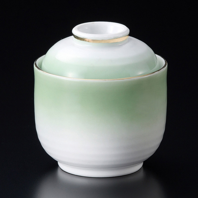 山万 16126-550 グリーンむし碗 1個(ご注文単位1個)【直送品】