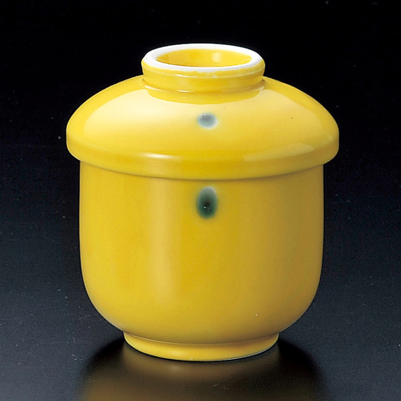 山万 16519-580 黄輝むし碗 1個(ご注文単位1個)【直送品】
