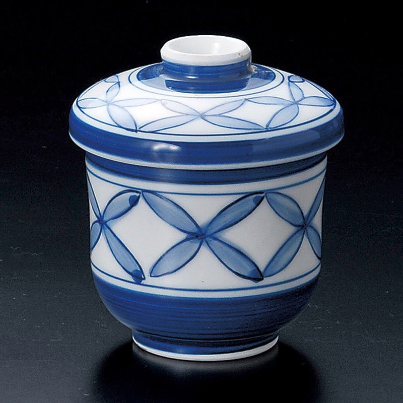 山万 16605-580 呉須巻七宝むし碗(小) 1個(ご注文単位1個)【直送品】