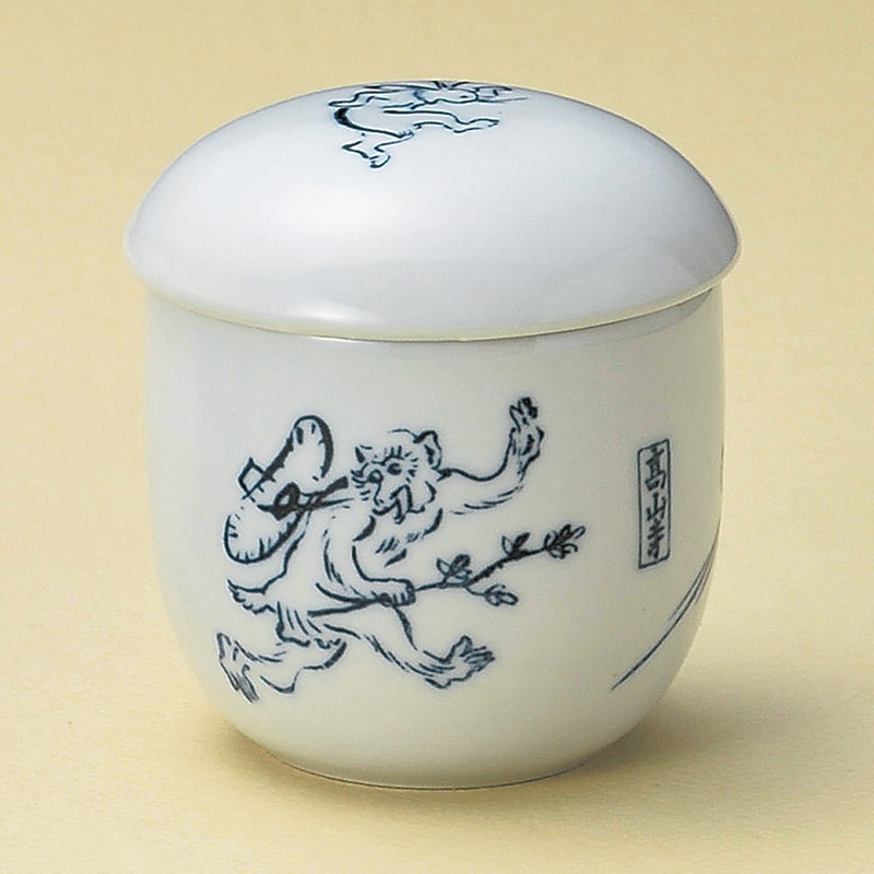 山万 16526-460 鳥獣戯画むし碗 1個(ご注文単位1個)【直送品】