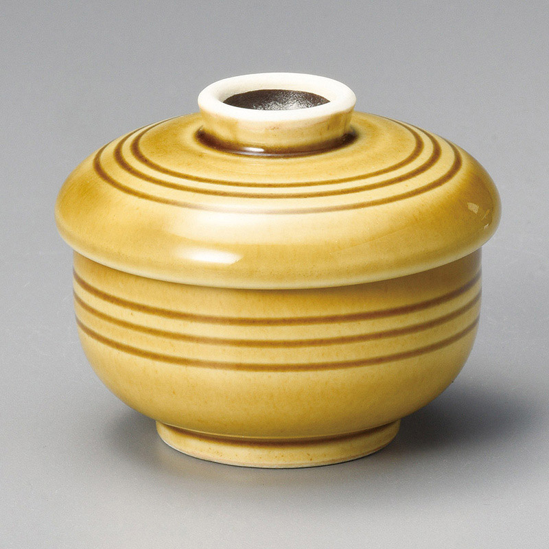 山万 16614-570 黄瀬戸ラインミニ蒸し 1個(ご注文単位1個)【直送品】