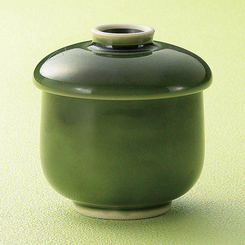 山万 16618-570 織部小むし碗 1個(ご注文単位1個)【直送品】