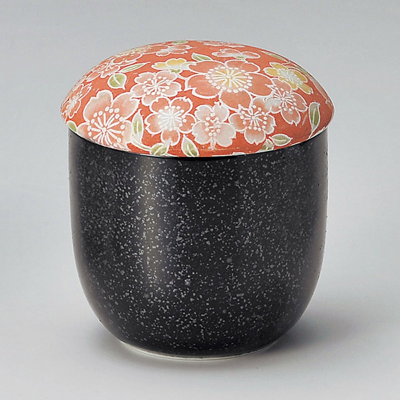 山万 16624-460 ピンク桜小蒸し碗  1個（ご注文単位1個）【直送品】