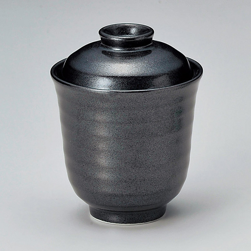 山万 16602-290 黒天目一口碗  1個（ご注文単位1個）【直送品】