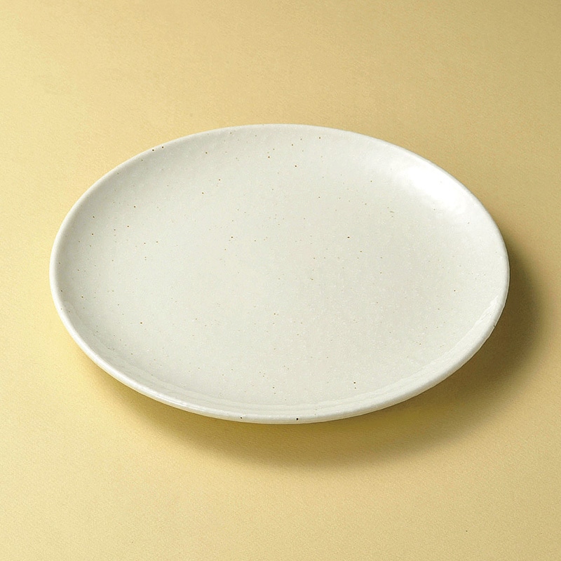 山万 19524-020 美濃粉引白28cm皿  1個（ご注文単位1個）【直送品】