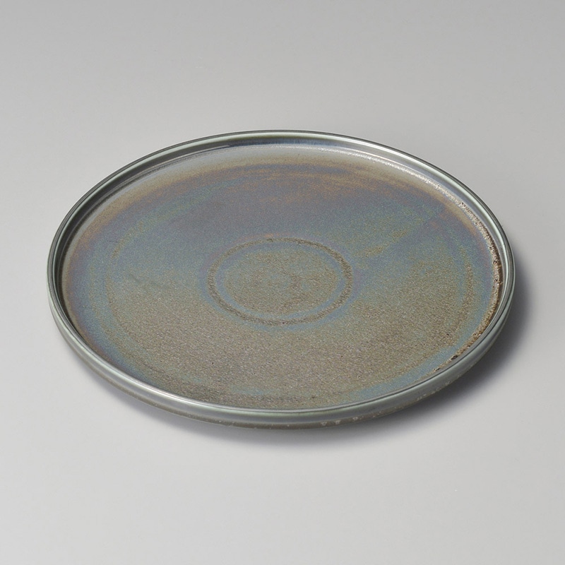 山万 19617-460 虹彩切立26cm丸皿  1個（ご注文単位1個）【直送品】