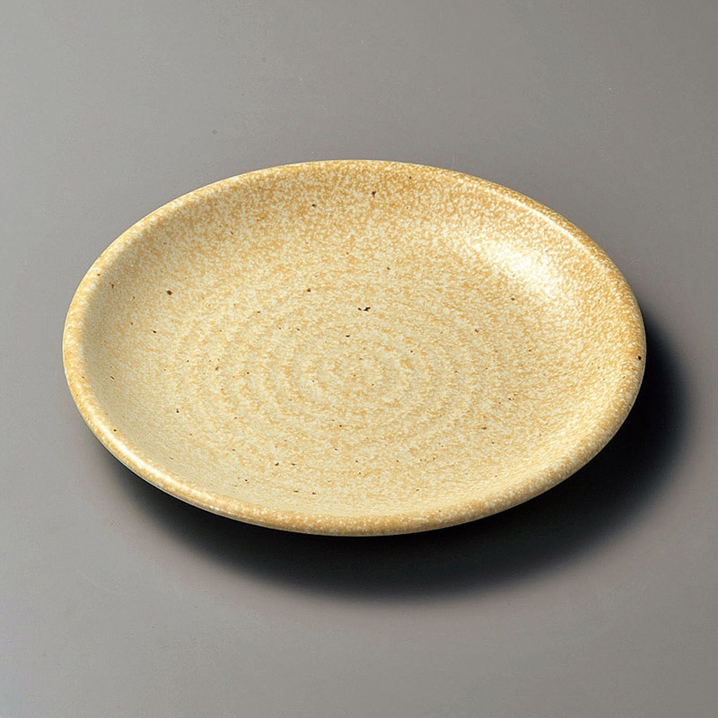 山万 19715-400 窯変志野90.丸皿  1個（ご注文単位1個）【直送品】