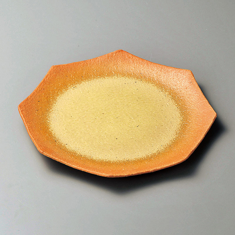 山万 20022-170 伊賀八角皿  1個（ご注文単位1個）【直送品】