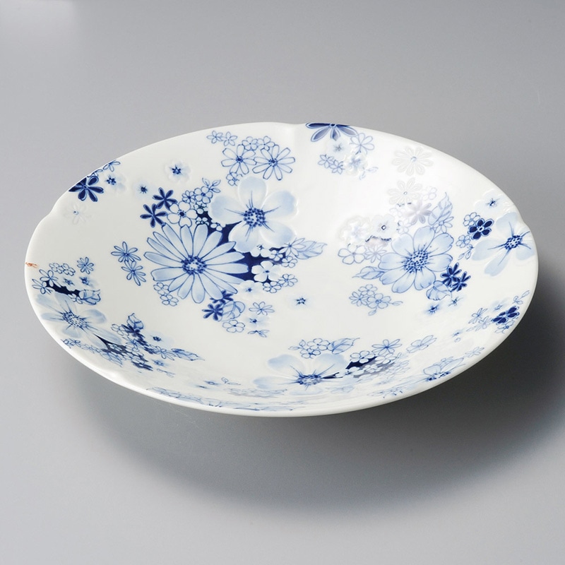 山万 20319-180 花集い7.0深皿  1個（ご注文単位1個）【直送品】