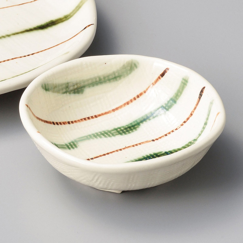山万 20830-580 二色ストライプ呑水 1個(ご注文単位1個)【直送品】