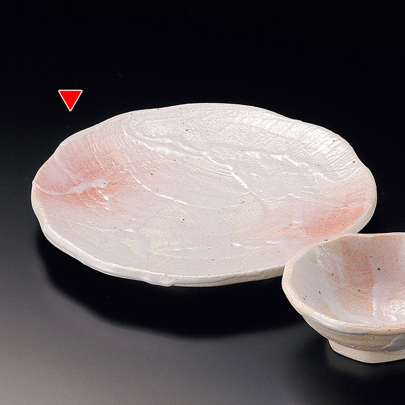 山万 20925-030 桜志野天皿 1個(ご注文単位1個)【直送品】