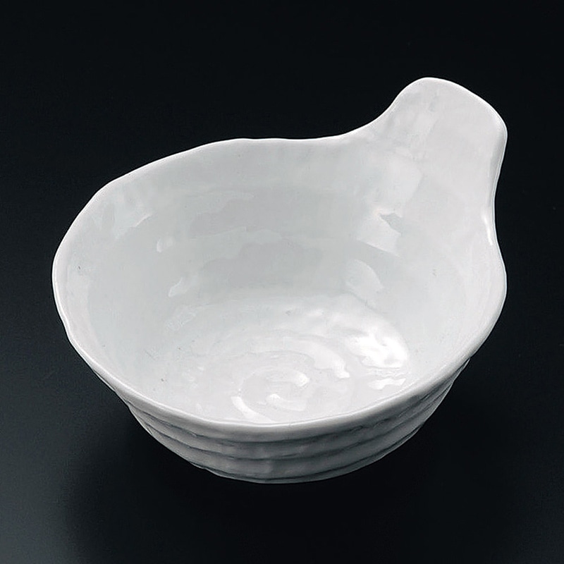 山万 21010-240 白強化ろくベ手付呑水(小) 1個(ご注文単位1個)【直送品】