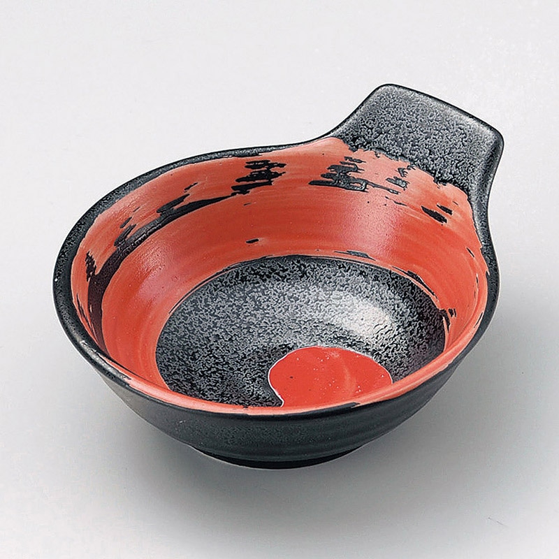 山万 21027-170 朱嵐黒御影呑水 1個(ご注文単位1個)【直送品】
