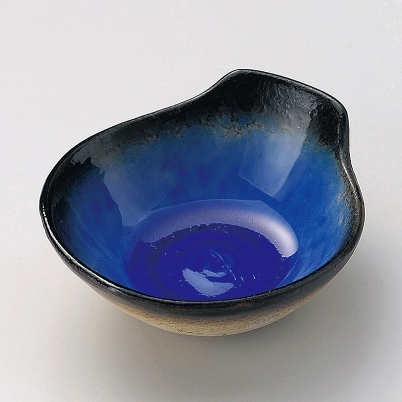山万 21116-130 均窯ブルー呑水  1個（ご注文単位1個）【直送品】
