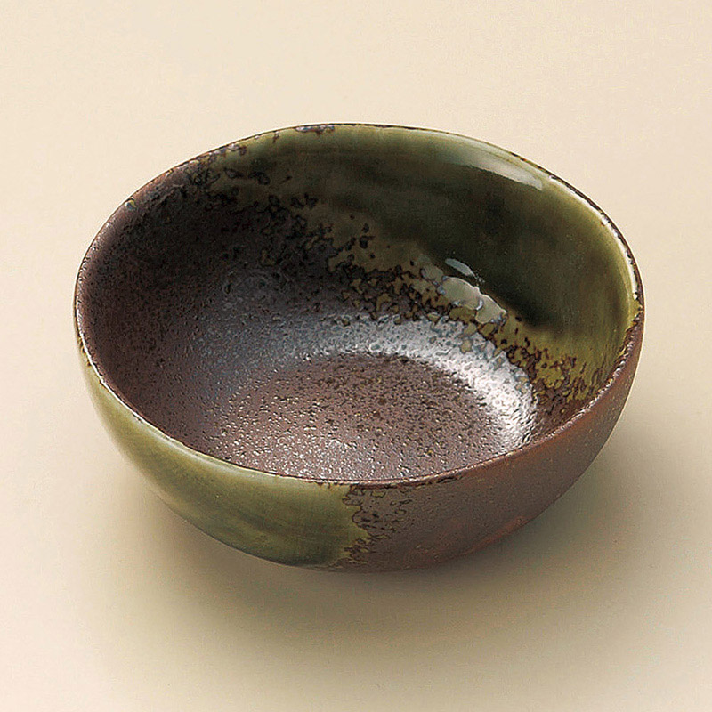 山万 21327-230 備前風丸小鉢  1個（ご注文単位1個）【直送品】