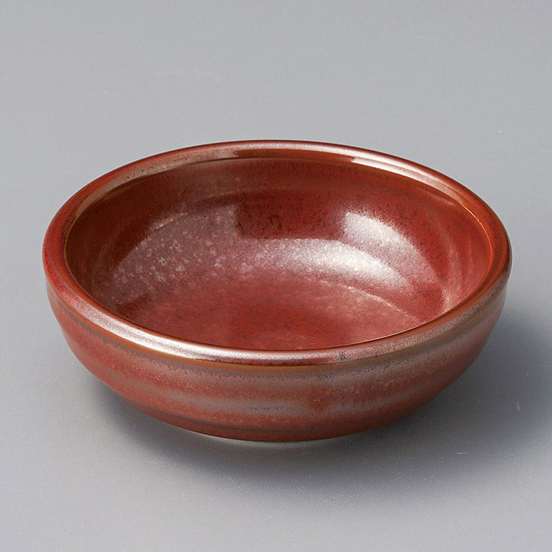 山万 21335-100 鉄赤丸小付  1個（ご注文単位1個）【直送品】