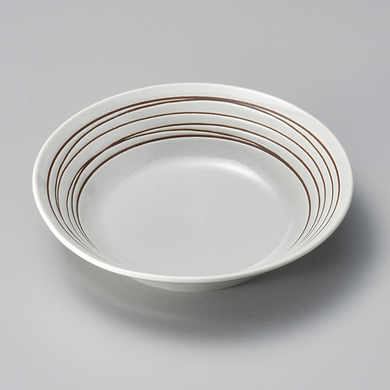 山万 21817-190 らいん(グレー21c深プレート 1個（ご注文単位1個）【直送品】