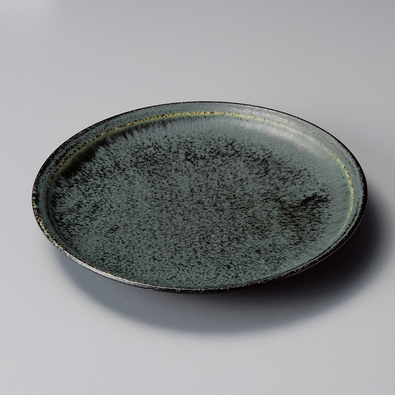 山万 21620-570 黒滴7.0皿 1個(ご注文単位1個)【直送品】