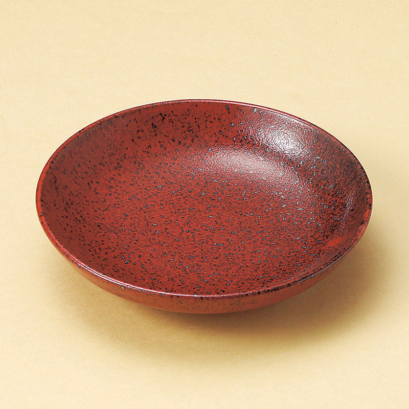 山万 22113-180 赤結晶マグマ6.0おでん皿 1個(ご注文単位1個)【直送品】