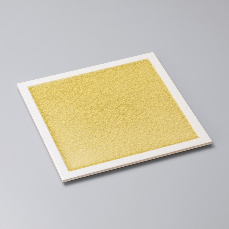 山万 23013-570 クリアクリスタル黄15cm正角 1個（ご注文単位1個）【直送品】