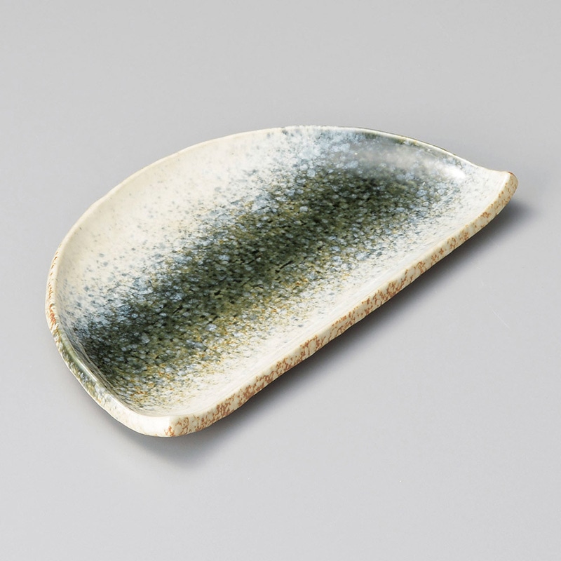 山万 27801-550 緑川半月7.0皿 1個(ご注文単位1個)【直送品】