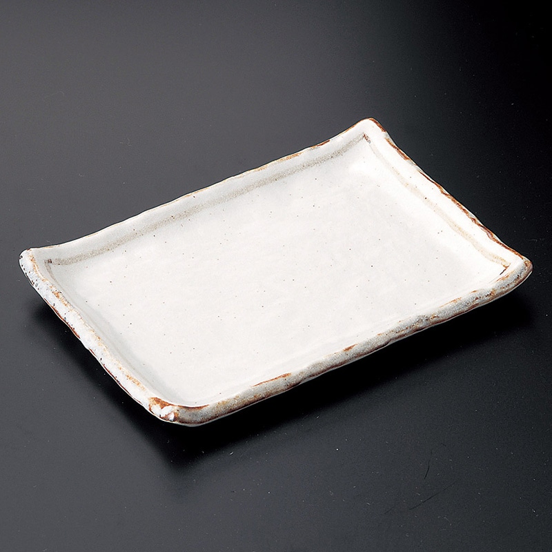 山万 27821-550 志野ライン7.0長角皿 1個(ご注文単位1個)【直送品】
