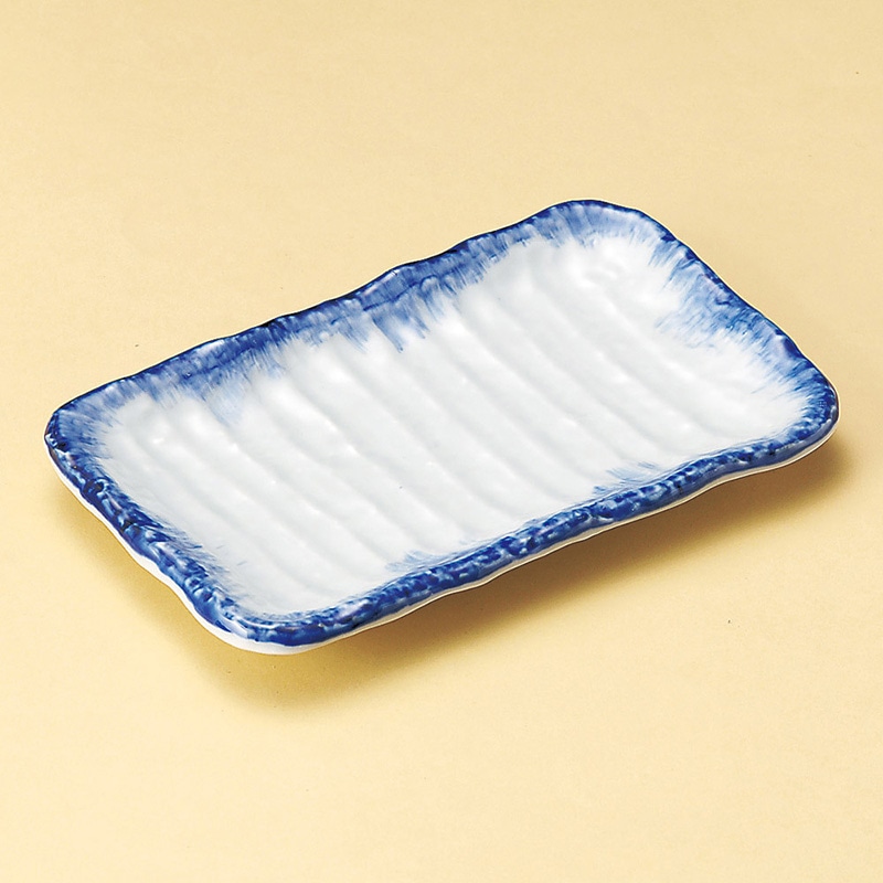 山万 28022-170 呉須刷毛焼物皿 1個(ご注文単位1個)【直送品】