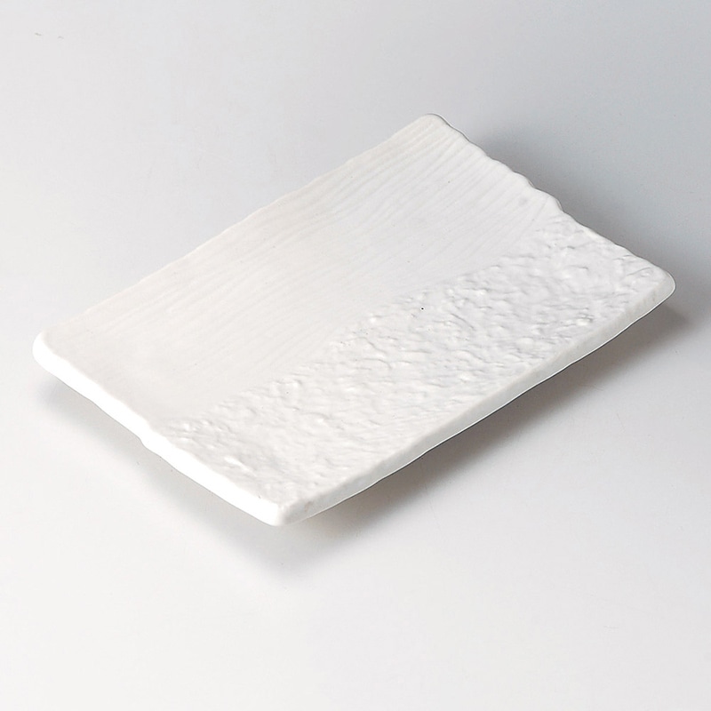 山万 28015-310 白楽焼物皿 1個(ご注文単位1個)【直送品】