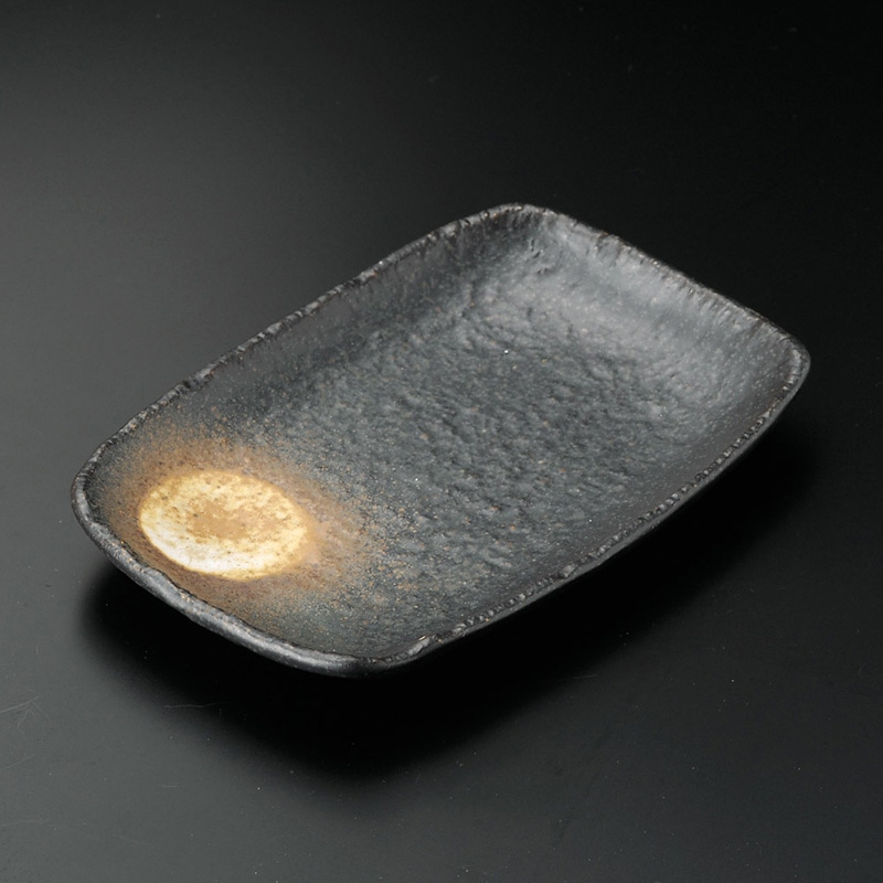 山万 29226-570 おぼろ備前6.0長角皿 1個（ご注文単位1個）【直送品】