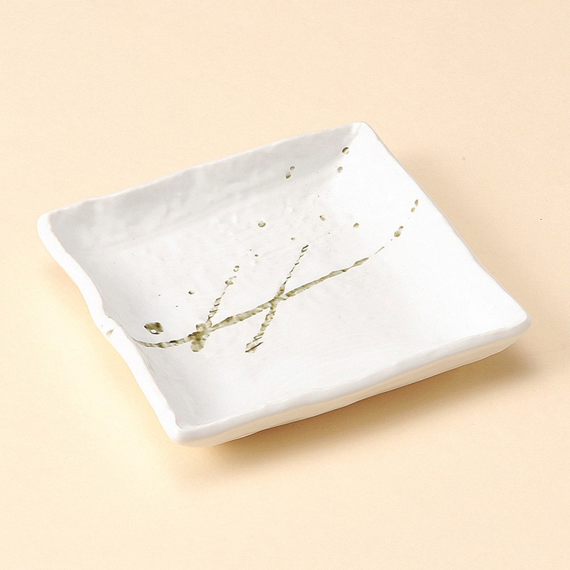 山万 29527-230 筆流串目取皿白 1個（ご注文単位1個）【直送品】