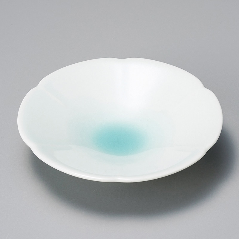 山万 29711-290 青白磁輪花4.5平鉢 1個（ご注文単位1個）【直送品】