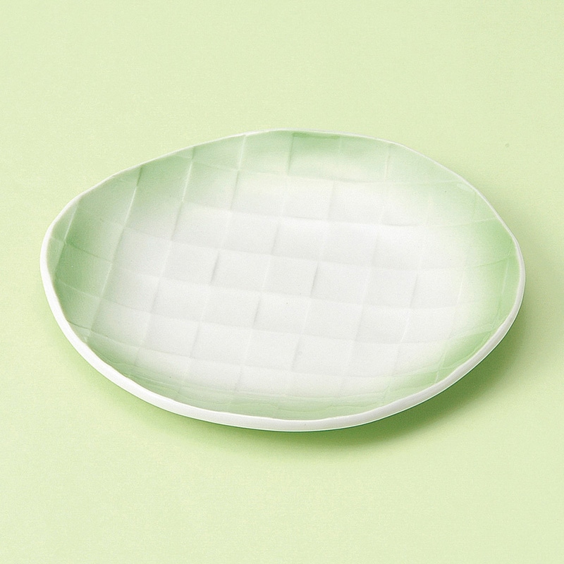 山万 29726-580 ヒワ吹格子フルーツ皿 1個（ご注文単位1個）【直送品】