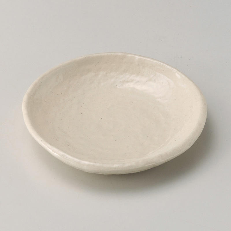 山万 30113-580 白志野5.0丸皿 1個（ご注文単位1個）【直送品】