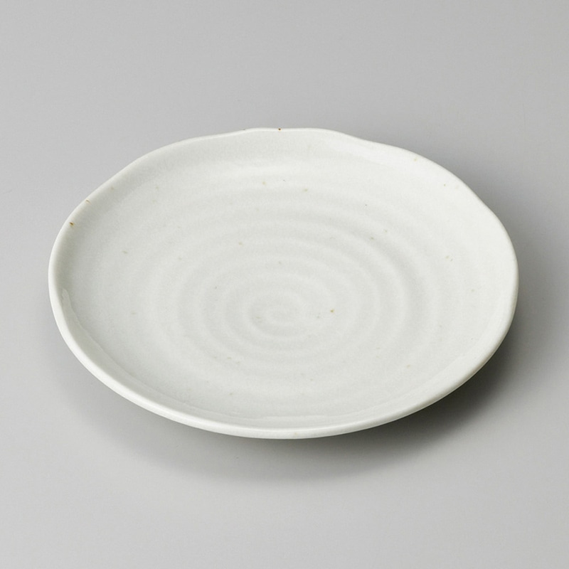 山万 30957-180 粉引釉5.0皿 1個（ご注文単位1個）【直送品】