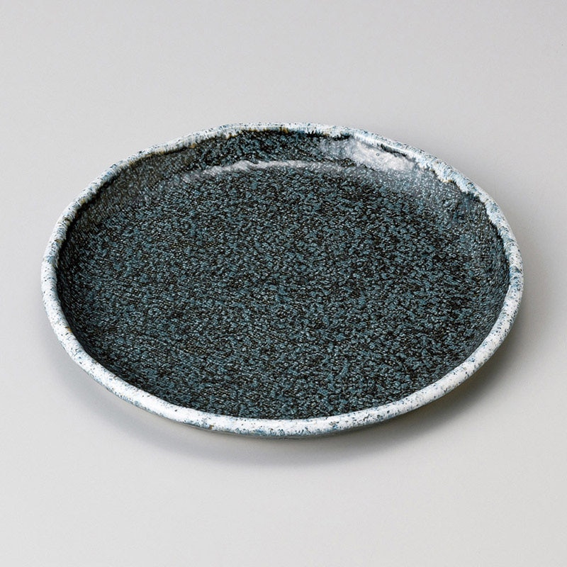 山万 30802-550 青唐津6.0丸皿 1個（ご注文単位1個）【直送品】