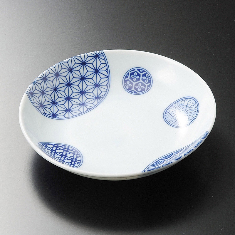 山万 30926-190 吉祥小紋3.5皿 1個（ご注文単位1個）【直送品】