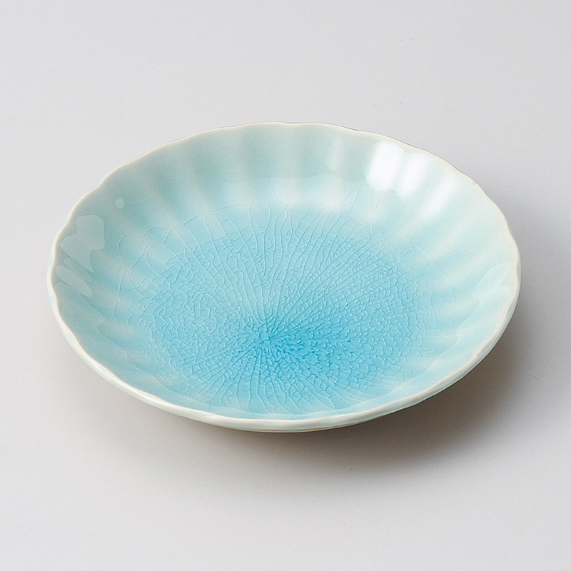 山万 30941-550 トルコ菊型和皿 1個（ご注文単位1個）【直送品】