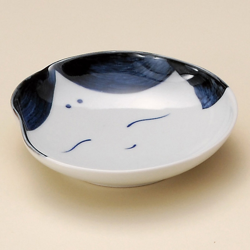 山万 31431-730 お福さん小皿(有田焼) 1個(ご注文単位1個)【直送品】