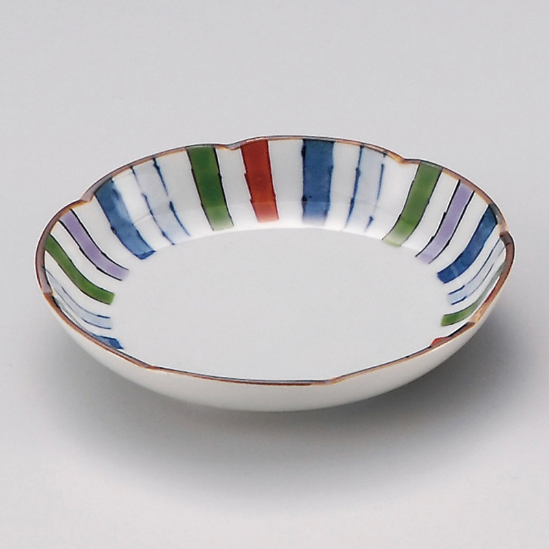 山万 31323-730 錦十草小皿(有田焼) 1個(ご注文単位1個)【直送品】