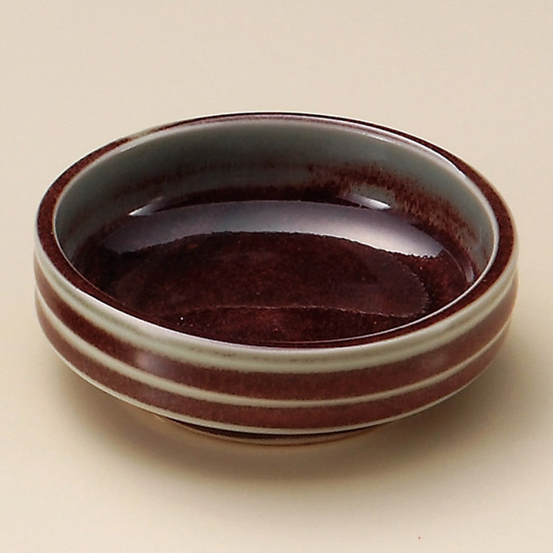 山万 31517-230 辰砂切立削り小皿 1個(ご注文単位1個)【直送品】