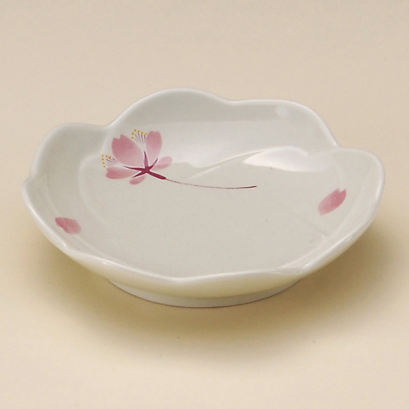 山万 31618-730 桜の舞小皿(有田焼) 1個(ご注文単位1個)【直送品】