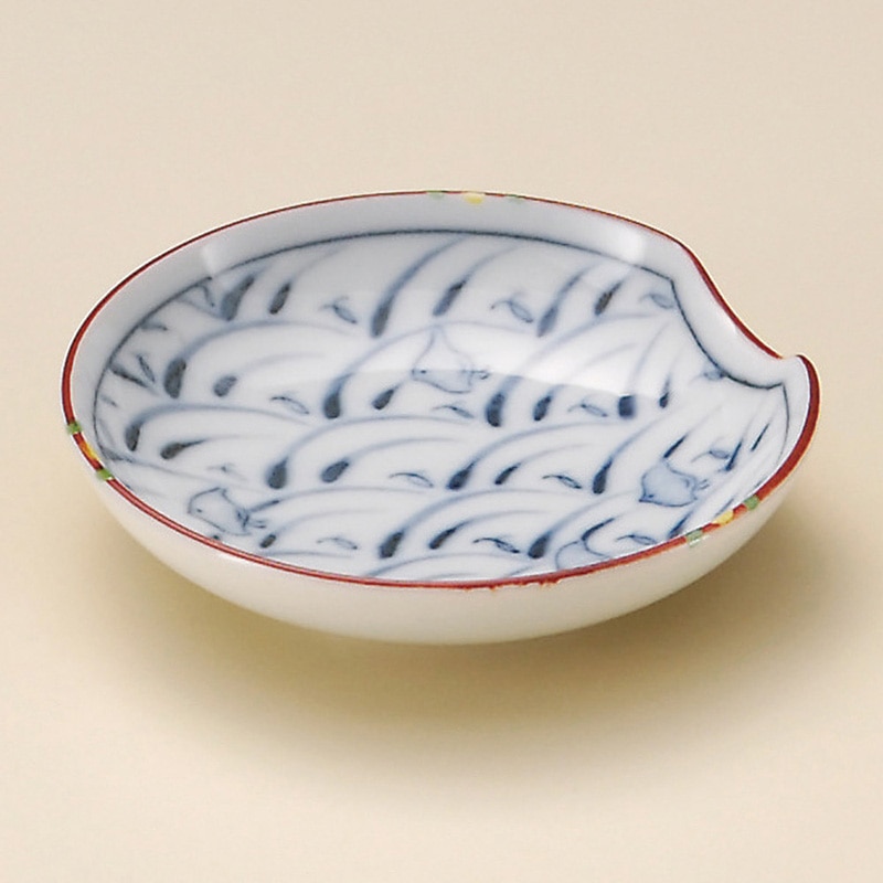 山万 31720-290 錦千鳥はしおき小皿 1個(ご注文単位1個)【直送品】
