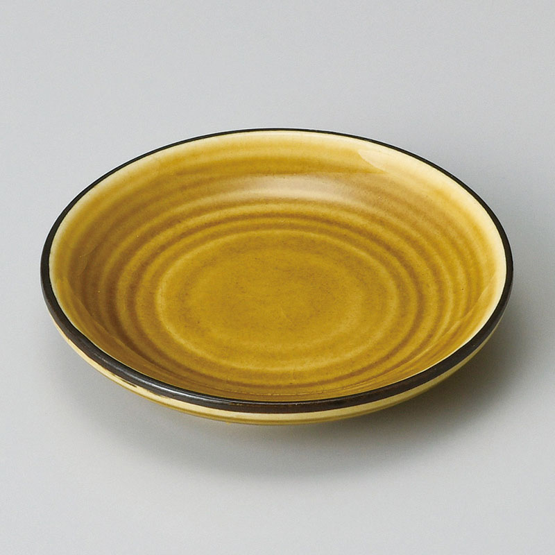 山万 31819-570 黄瀬戸小皿 1個(ご注文単位1個)【直送品】